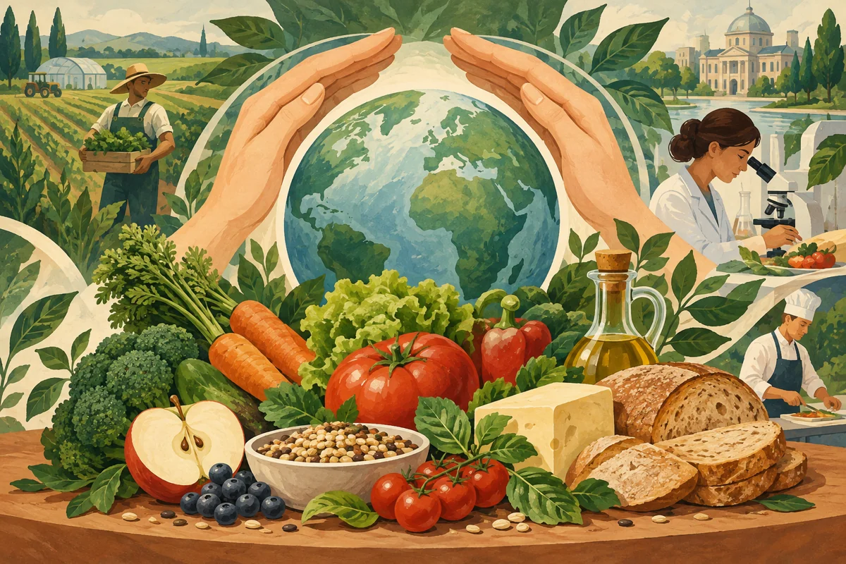 Ilustrație: Ziua Internationala a Sigurantei Alimentare - Flyer si Afis