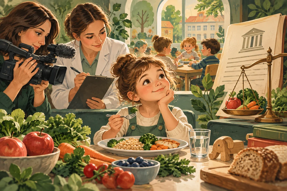 Ilustrație: Alimentatia copiilor sub lupă