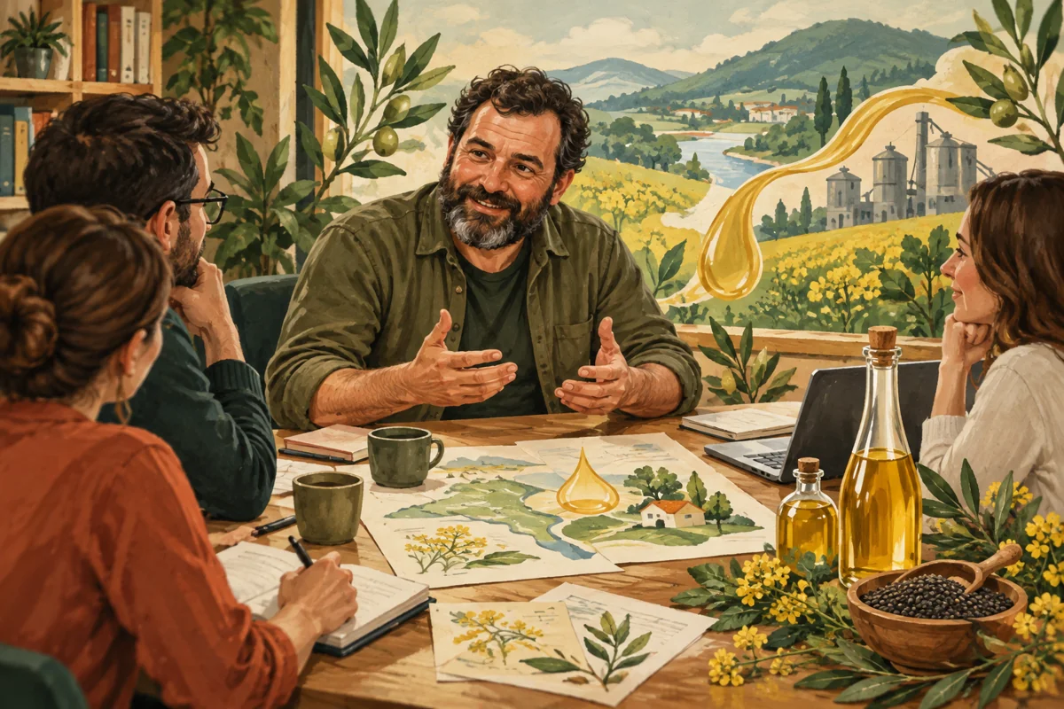 Ilustrație: Uleiosul a împlinit un an de zile!