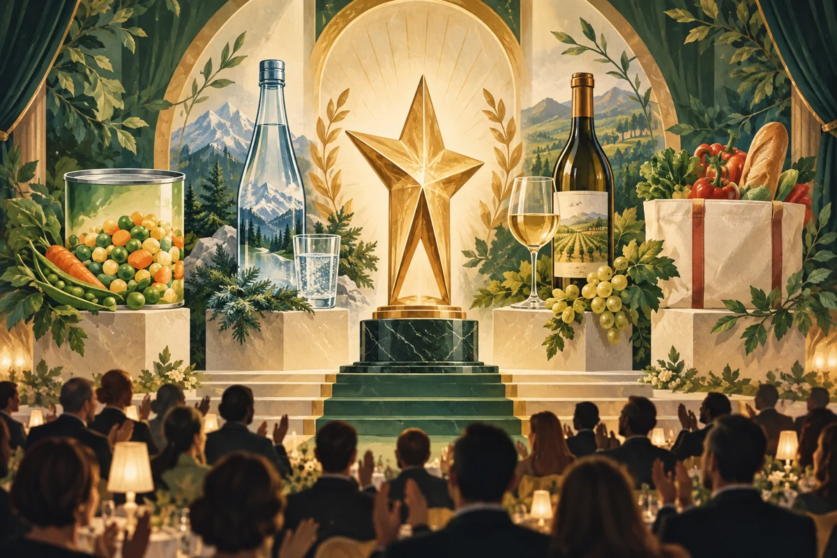 Ilustrație: BONDUELLE, BORSEC, JIDVEI ȘI MEGA IMAGE DISTINSE CU PREMII SUPERBRANDS