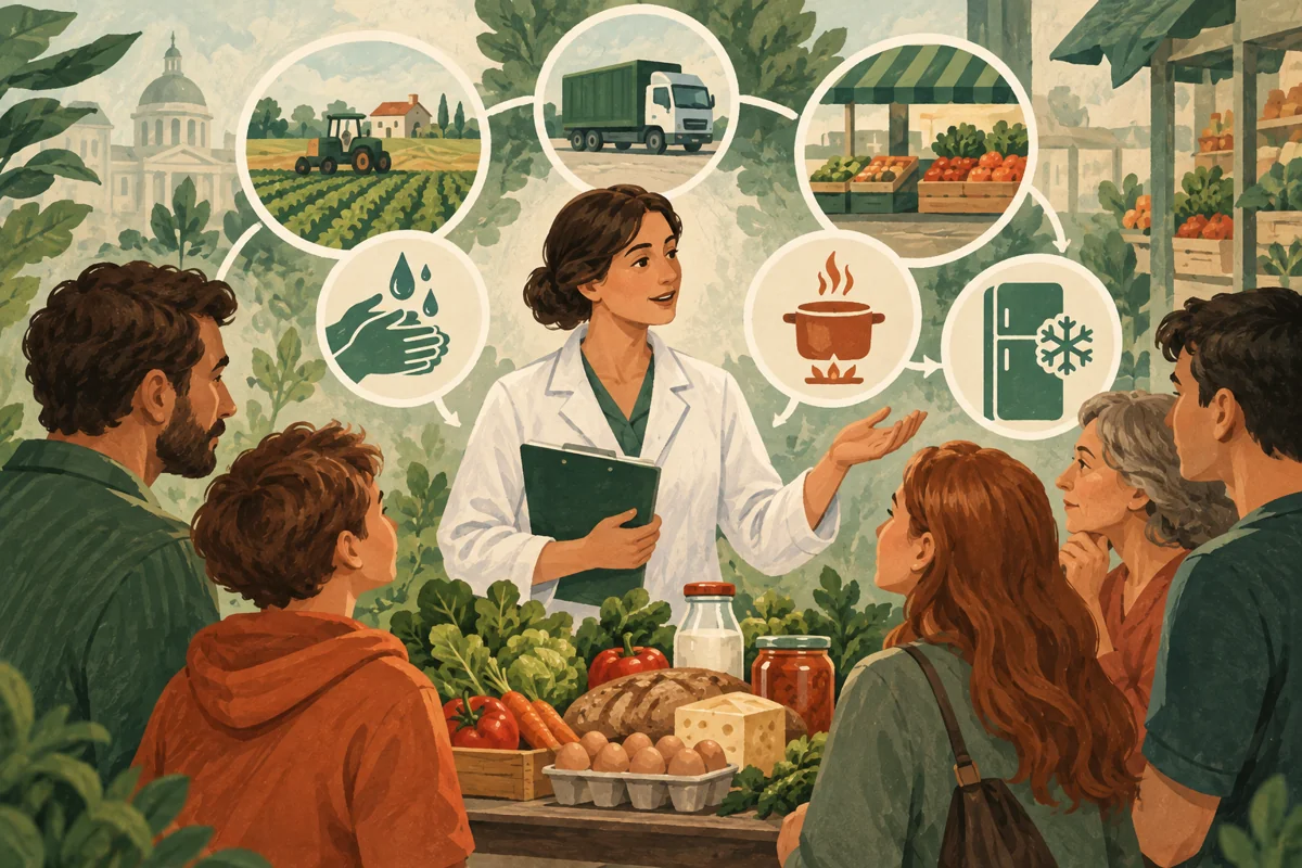 Ilustrație: Ghid de comunicare a riscurilor pentru autoritățile de siguranță alimentară